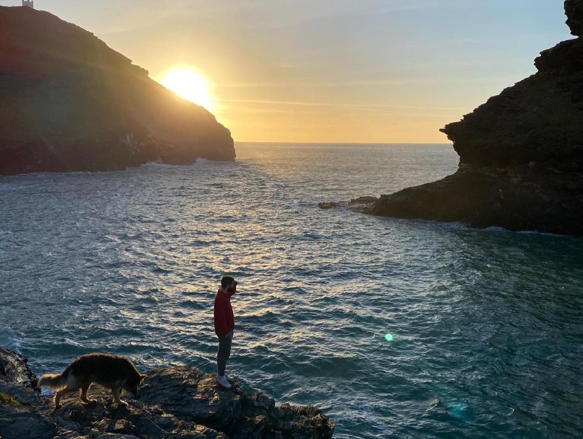 Polrunny Farm Sloe Cottage With A Sea View Boscastle Εξωτερικό φωτογραφία